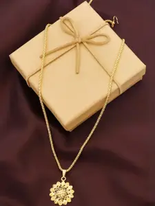 Ramdev Art Fashion Jwellery Gold-Plated Brass Necklace