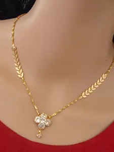 Ramdev Art Fashion Jwellery Gold-Plated Brass Necklace