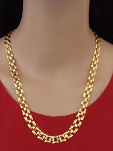 Ramdev Art Fashion Jwellery Gold-Plated Brass Necklace