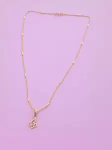 Ramdev Art Fashion Jwellery Gold-Plated Brass Necklace