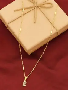 Ramdev Art Fashion Jwellery Gold-Plated Brass Necklace