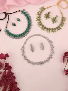 Anouk Gold-Plated Earring & Necklace Set