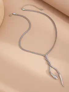 StyleCast x Revolte Silver-Plated Minimal Necklace