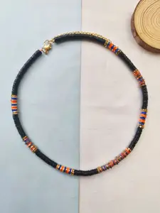 Crunchy Fashion Women Gold-Plated Handcrafted Necklace