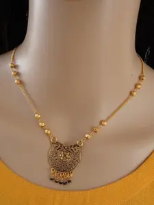 Ramdev Art Fashion Jwellery Gold-Plated Brass Necklace