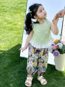 StyleCast x Revolte Girls Printed Sleeveless Top With Trousers