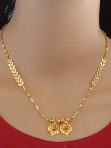 Ramdev Art Fashion Jwellery Gold-Plated Brass Necklace