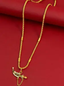 Ramdev Art Fashion Jwellery Gold-Plated Brass Necklace