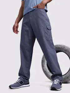 The Roadster Life Co. Men Relaxed Fit Cotton Cargos