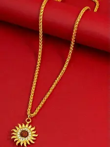Ramdev Art Fashion Jwellery Gold-Plated Brass Necklace