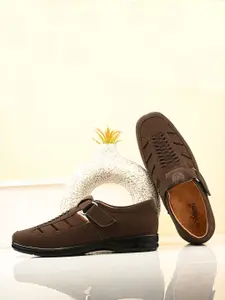 Vellinto Men Synthetic Leather Fisherman Sandals