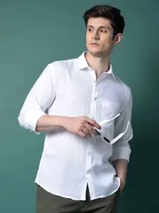 Crimsoune Club Spread Collar Short Sleeves Slim Fit Shirt