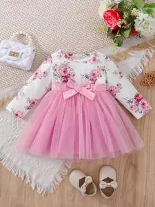 MAYARA FASHION Floral Print Fit & Flare Dress