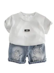 StyleCast x Revolte Boys Printed T-shirt with Shorts