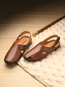 Vellinto Men Velcro Ethnic Comfort Sandals