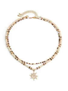 StyleCast x Revolte Gold-Plated Enamelled Necklace