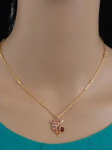 Ramdev Art Fashion Jwellery Gold-Plated Brass Necklace