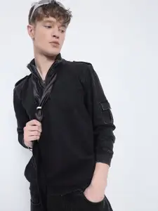 SHOWOFF Men Solid Casual Pullover Sweatshirt