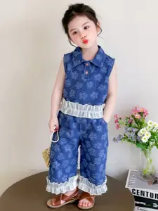 StyleCast x Revolte Girls Printed Top With Trousers