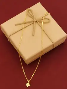 Ramdev Art Fashion Jwellery Gold-Plated Brass Necklace