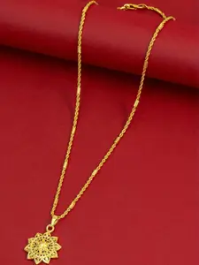 Ramdev Art Fashion Jwellery Gold-Plated Brass Necklace