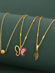 Ramdev Art Fashion Jwellery Gold-Plated Brass Necklace