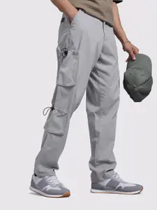 The Roadster Life Co. Men Relaxed Fit Cargo Style Trousers