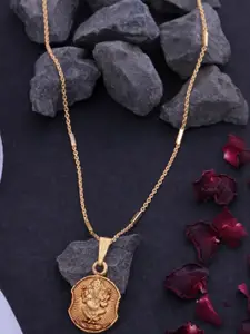 Ramdev Art Fashion Jwellery Gold-Plated Brass Necklace