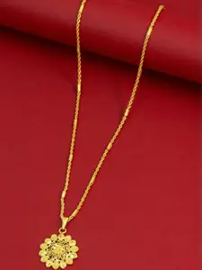 Ramdev Art Fashion Jwellery Gold-Plated Brass Necklace