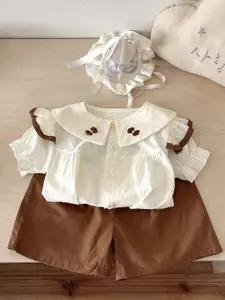 StyleCast x Revolte Girls Pure Cotton Top With Shorts