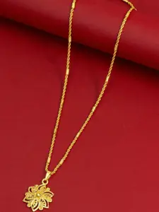 Ramdev Art Fashion Jwellery Gold-Plated Brass Necklace