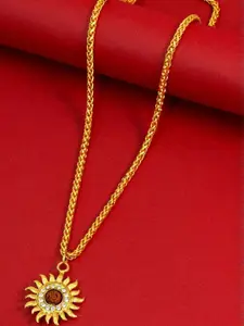 Ramdev Art Fashion Jwellery Gold-Plated Brass Necklace