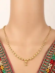 Ramdev Art Fashion Jwellery Gold-Plated Brass Necklace