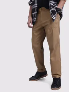 The Roadster Life Co. Men Cotton Relaxed Fit Trousers
