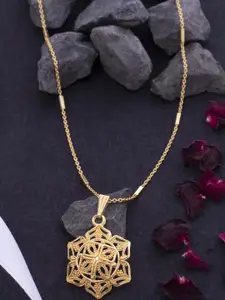 Ramdev Art Fashion Jwellery Gold-Plated Brass Necklace