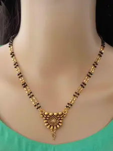 Ramdev Art Fashion Jwellery Gold-Plated Brass Necklace