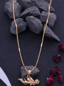 Ramdev Art Fashion Jwellery Gold-Plated Brass Necklace