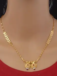 Ramdev Art Fashion Jwellery Gold-Plated Brass Necklace
