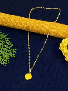 Ramdev Art Fashion Jwellery Gold-Plated Brass Necklace