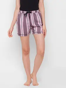 ETC Women Striped Lounge Shorts