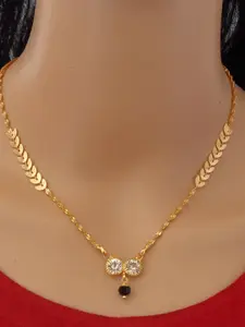 Ramdev Art Fashion Jwellery Gold-Plated Brass Necklace