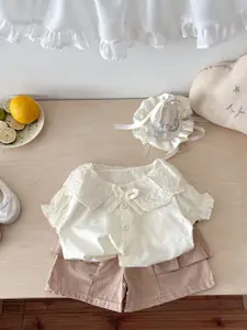 StyleCast x Revolte Girls Colourblocked Top With Shorts