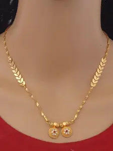 Ramdev Art Fashion Jwellery Gold-Plated Brass Necklace