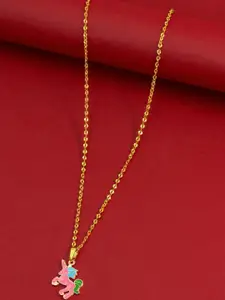 Ramdev Art Fashion Jwellery Gold-Plated Brass Necklace