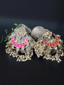 FASHION EMPIRE Floral Chandbalis Earrings