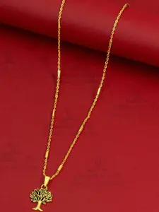 Ramdev Art Fashion Jwellery Gold-Plated Brass Necklace