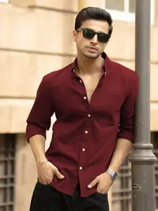 Powerlook SS25 Button-Down Collar Pure Cotton Lightweight Oxford Casual Shirt