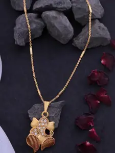 Ramdev Art Fashion Jwellery Gold-Plated Brass Necklace
