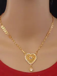 Ramdev Art Fashion Jwellery Gold-Plated Brass Necklace