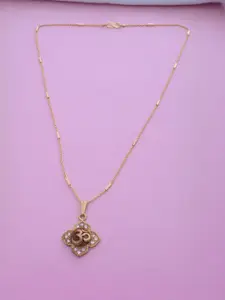 Ramdev Art Fashion Jwellery Gold-Plated Brass Necklace